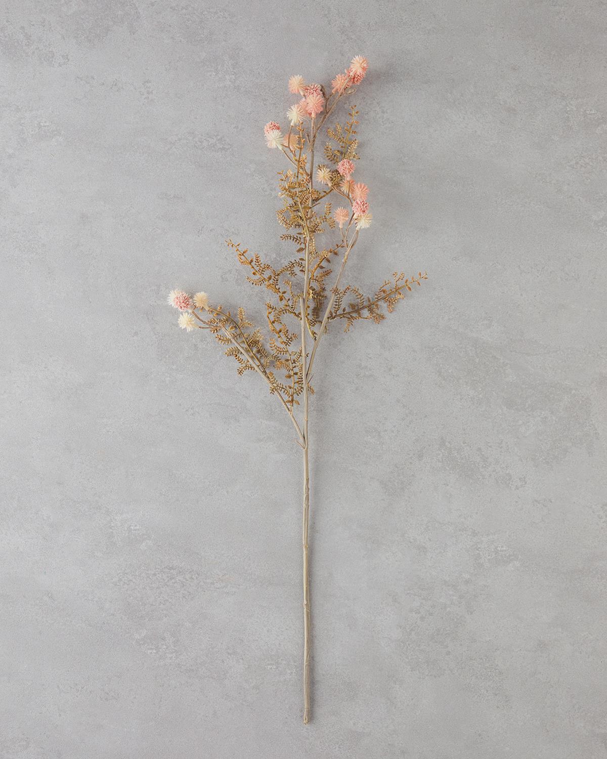 Lecce Tek Dal Yapay Çiçek 72 cm Pembe