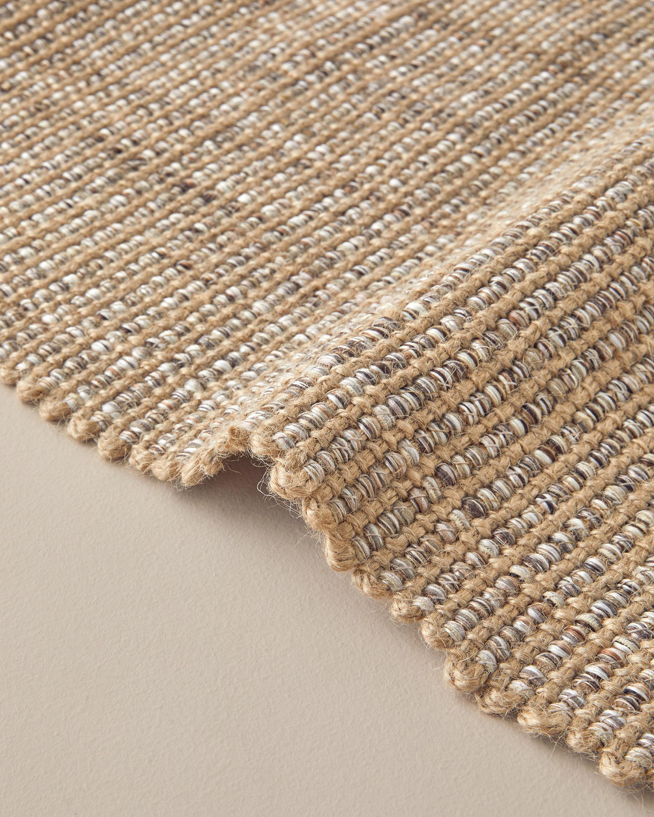 Leona Dekoratif Jüt Kilim Natural