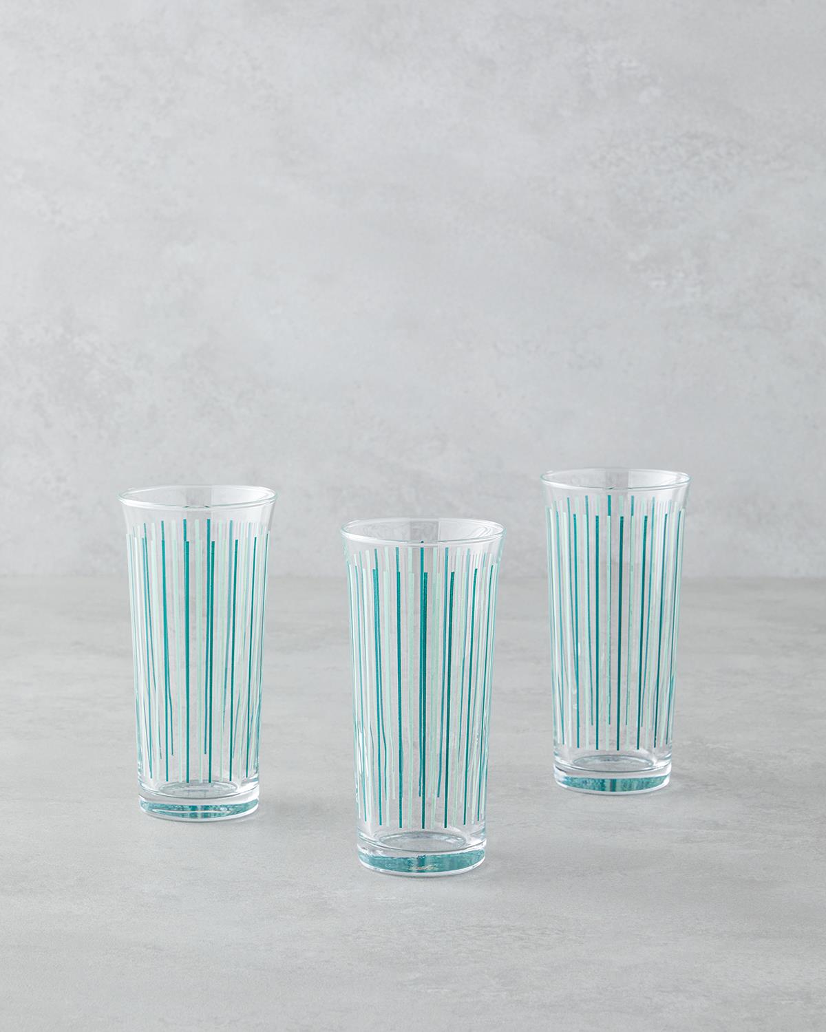 Lily Cam 3'lü Bardak 290 ml Yeşil