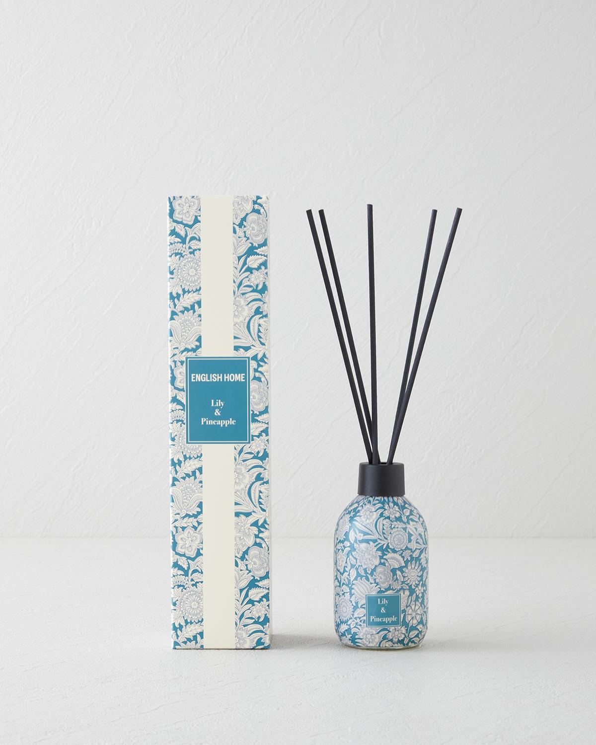 Lily & Pineapple Çubuklu Oda Kokusu 100 ml Mavi