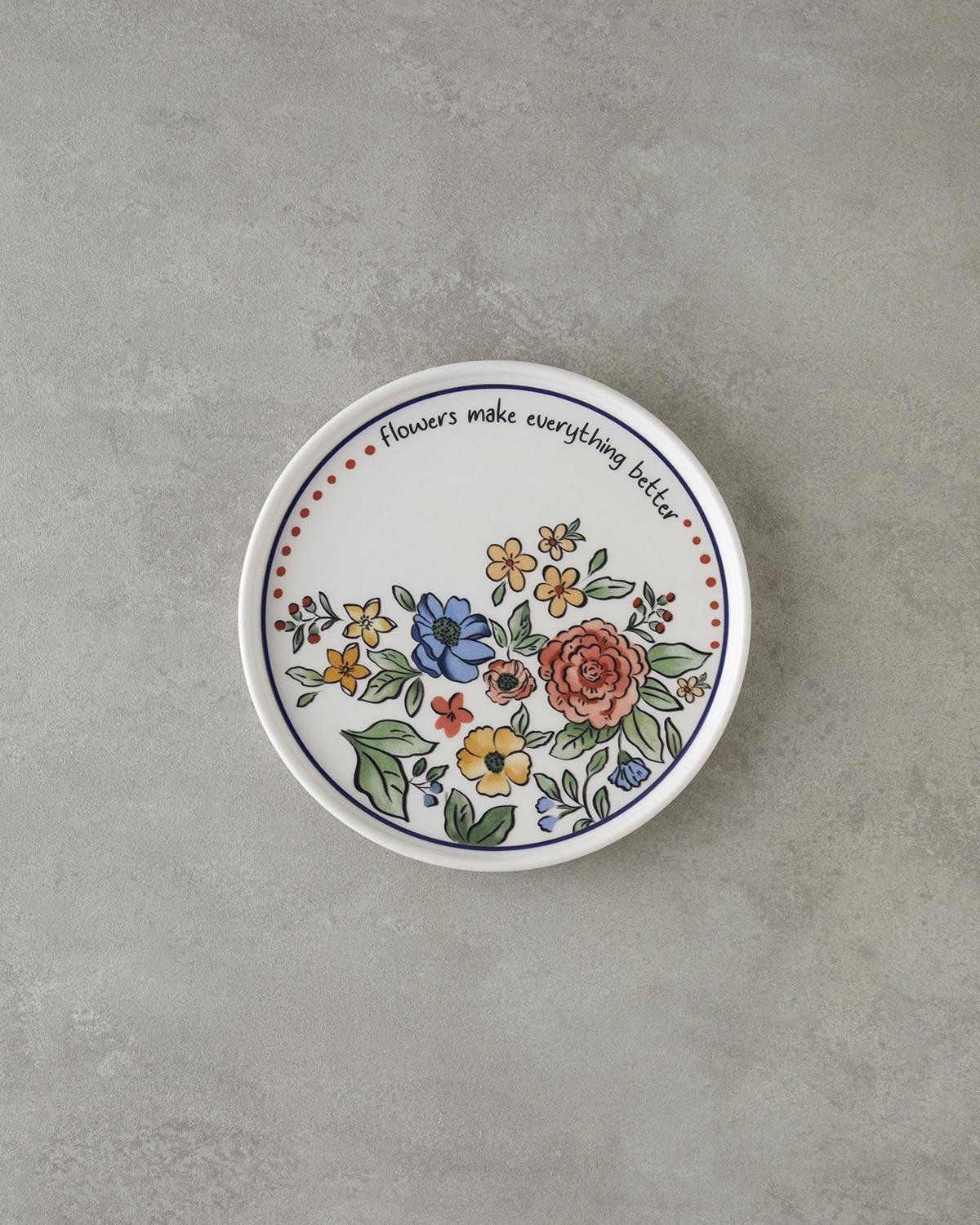 Linea Seramik Kahvaltı Takımı 14 parça 6 kişilik Renkli