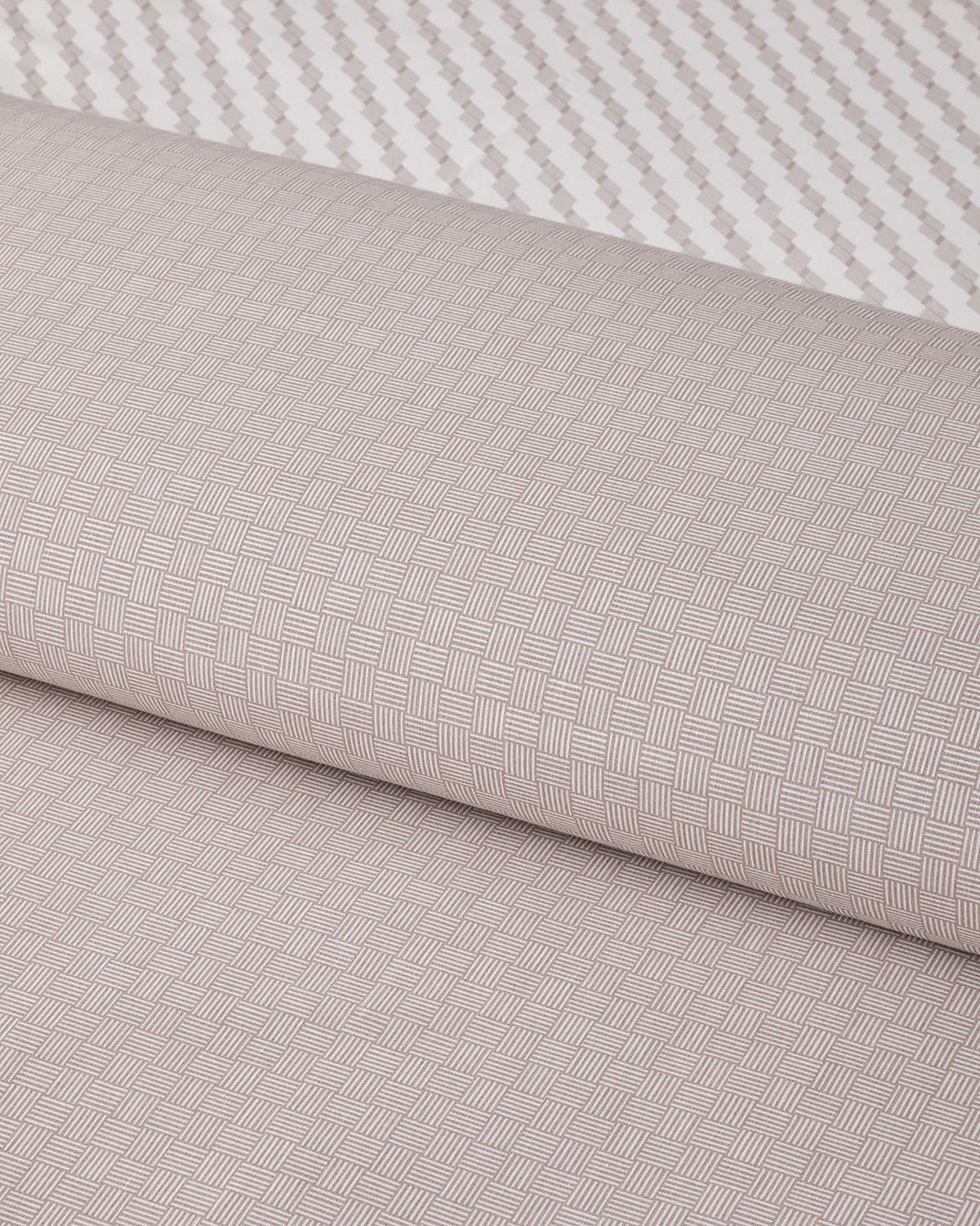Linework Kolay Ütülenir Çift Kişilik Nevresim Takımı 200x220 cm Açık Mürdüm