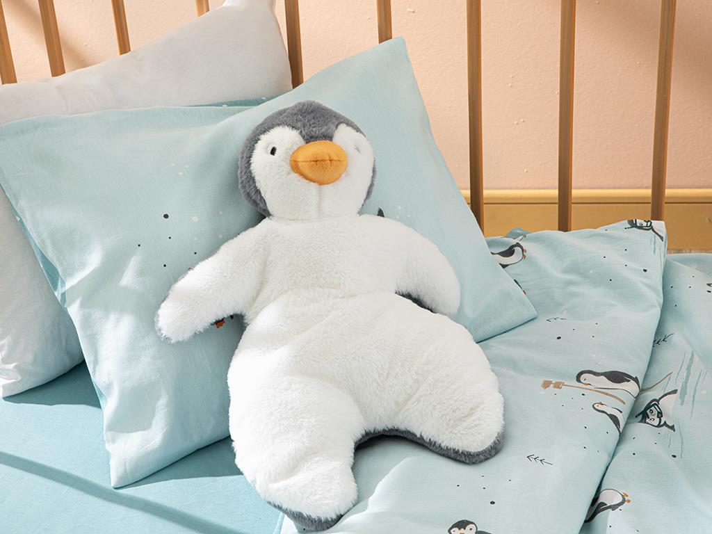 Little Penguin Çocuk Yastık Beyaz