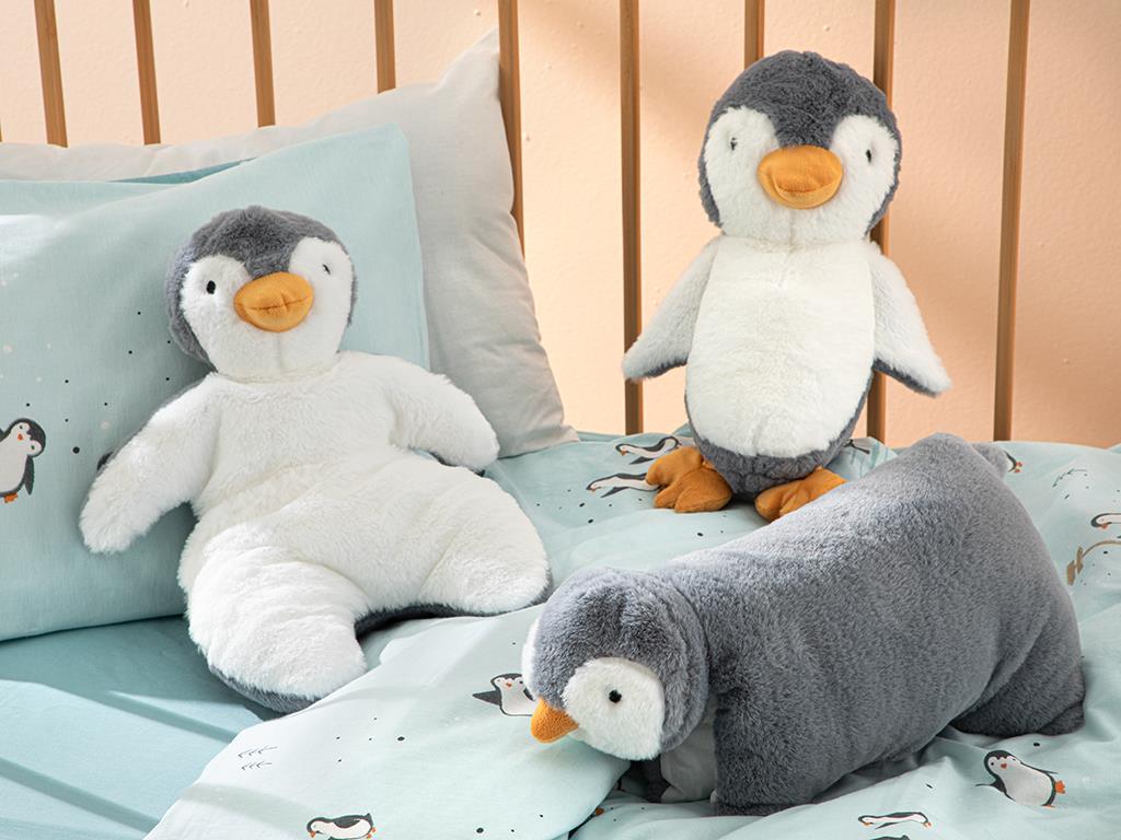 Little Penguin Çocuk Yastık Beyaz