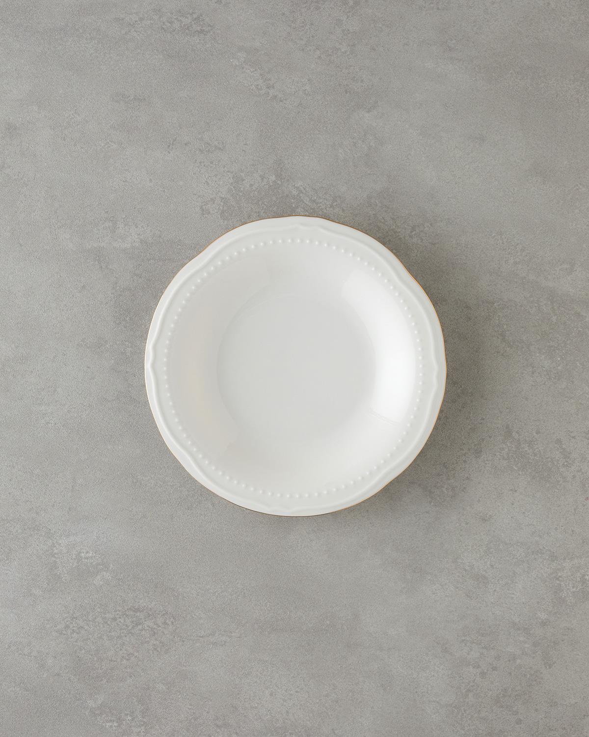 Livia Porselen Yemek Takımı 24 Parça 6 Kişilik Gold