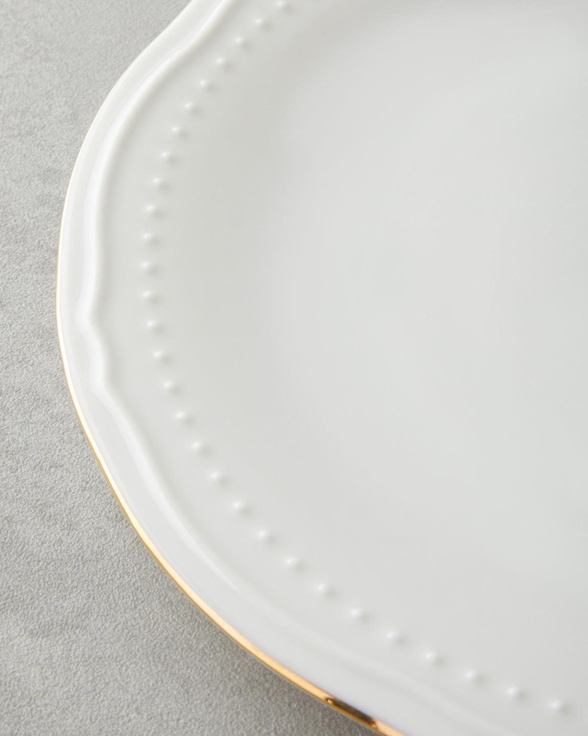 Livia Porselen Yemek Takımı Gold