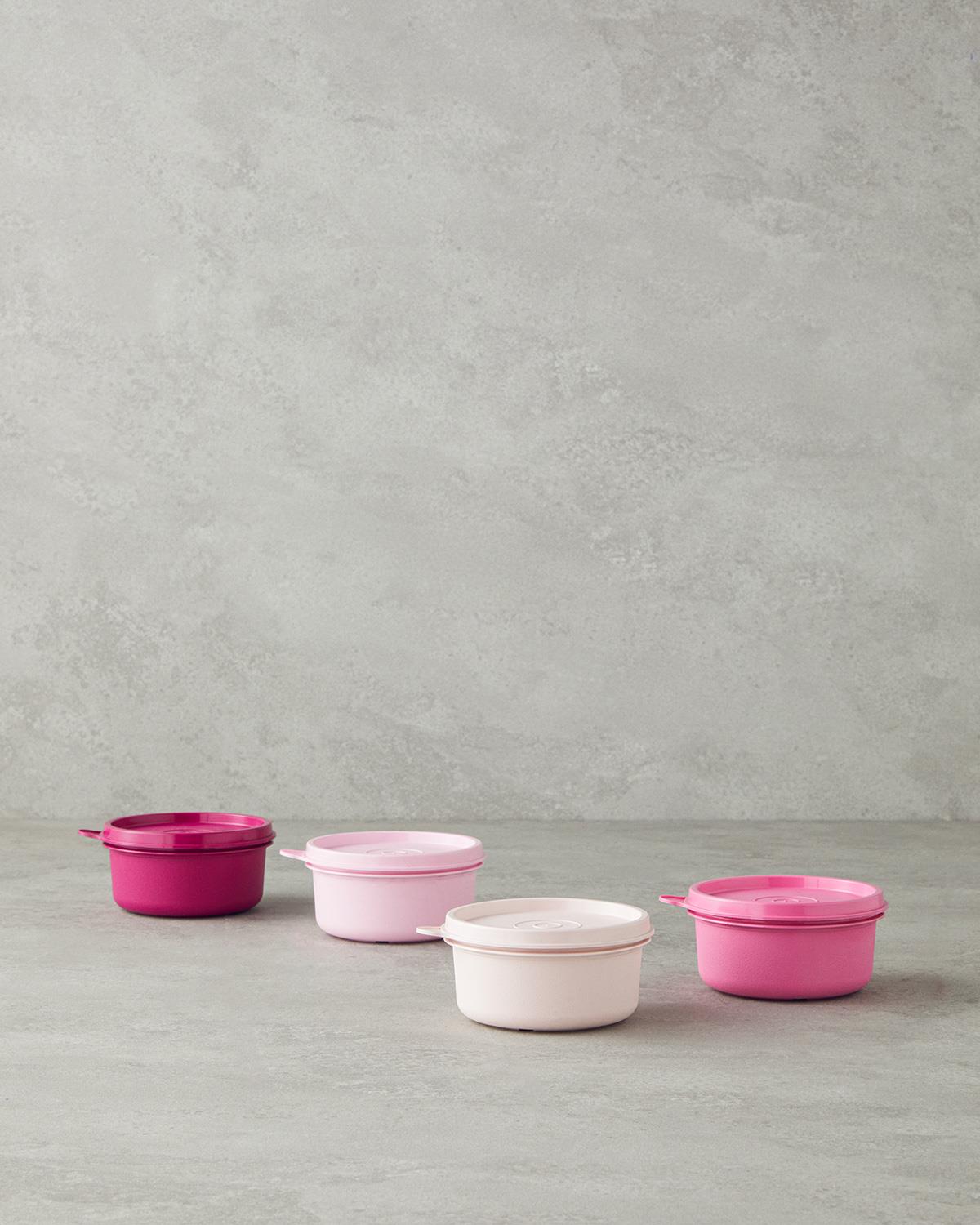 Lock Me Mini Plastik Saklama Kabı Pembe