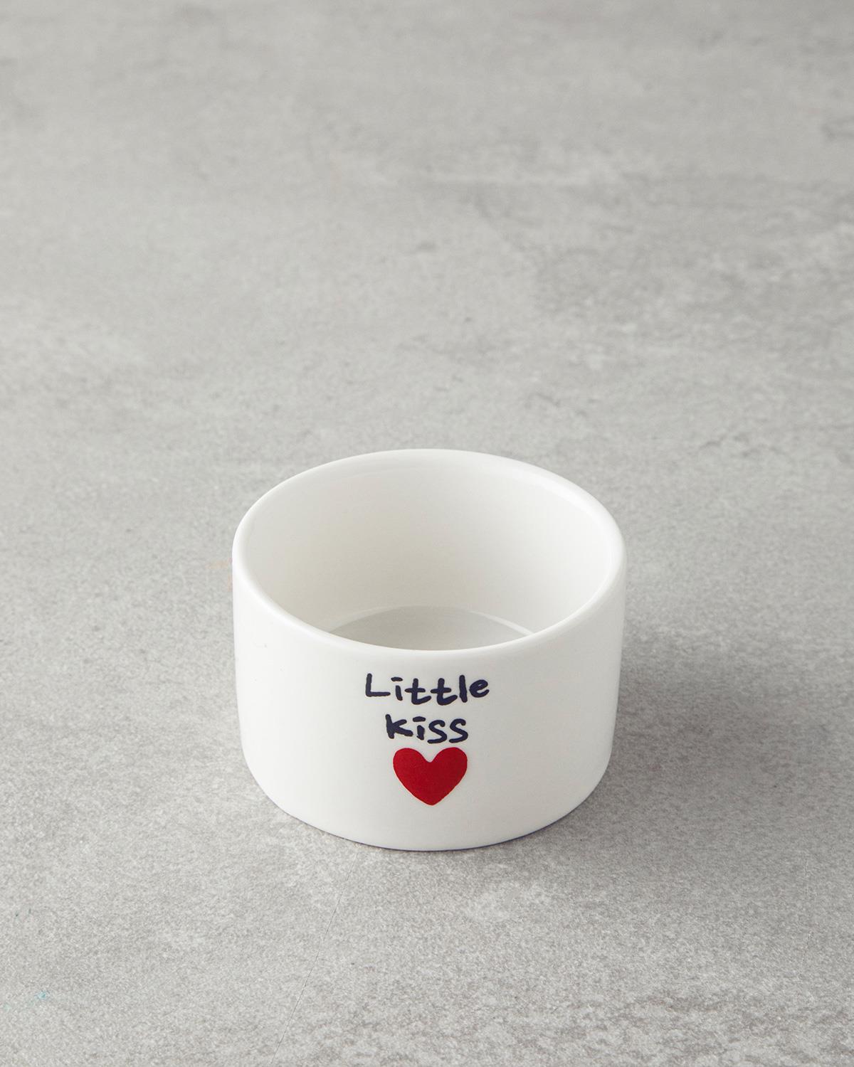 Lovely Stoneware 4'lü Çerezlik 6,5 cm Kırmızı