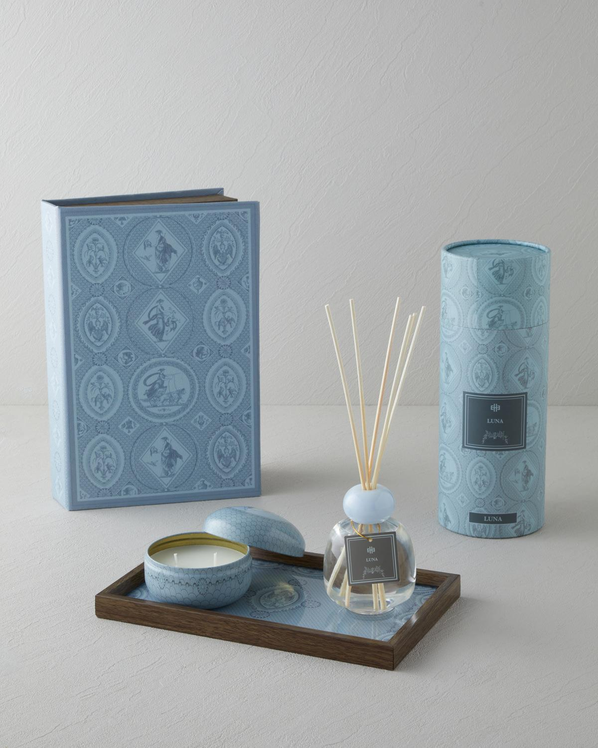 Luna Dekoratif Kutu 19x30 cm Gri