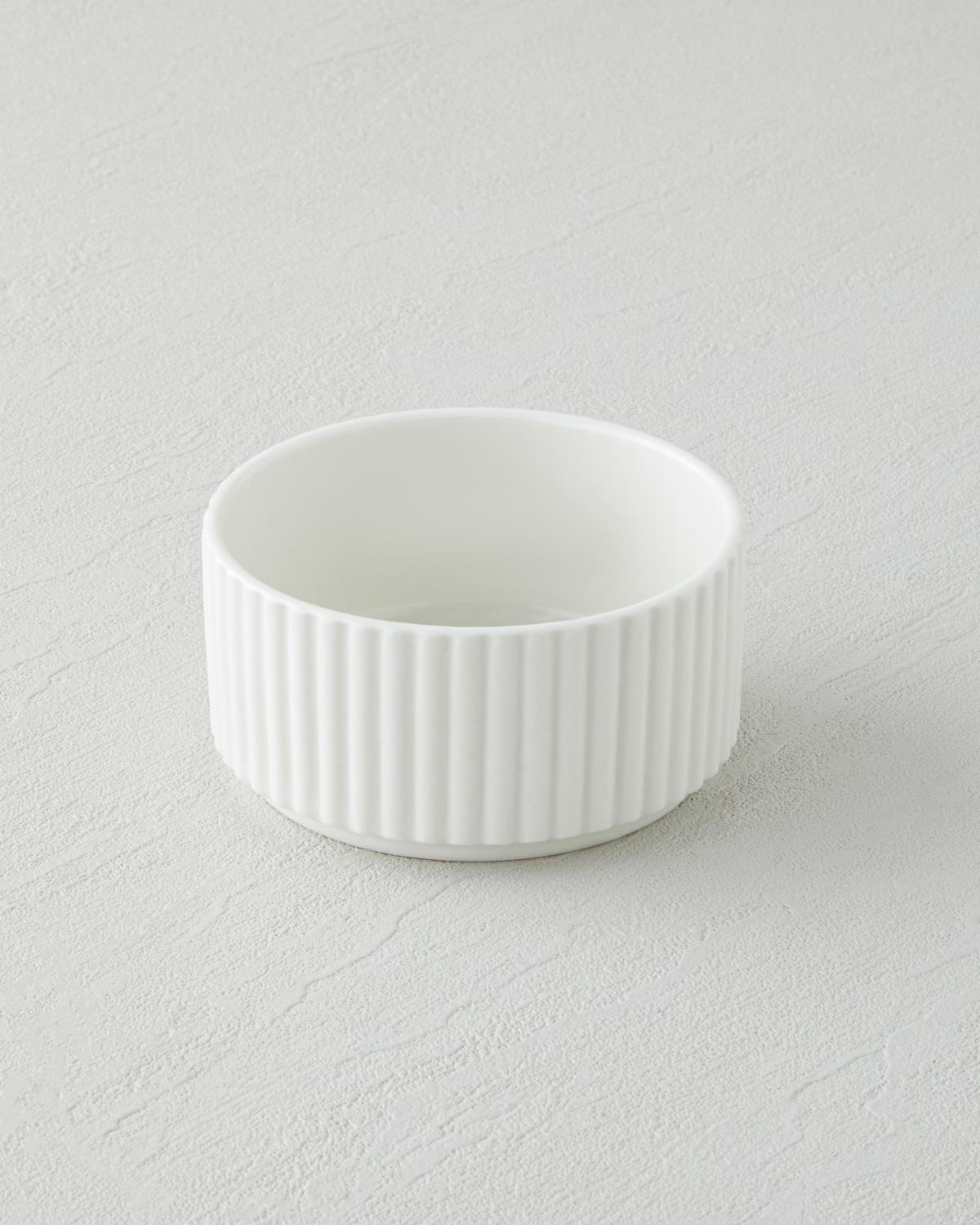 Lunara Porselen Çerezlik 10 cm Beyaz