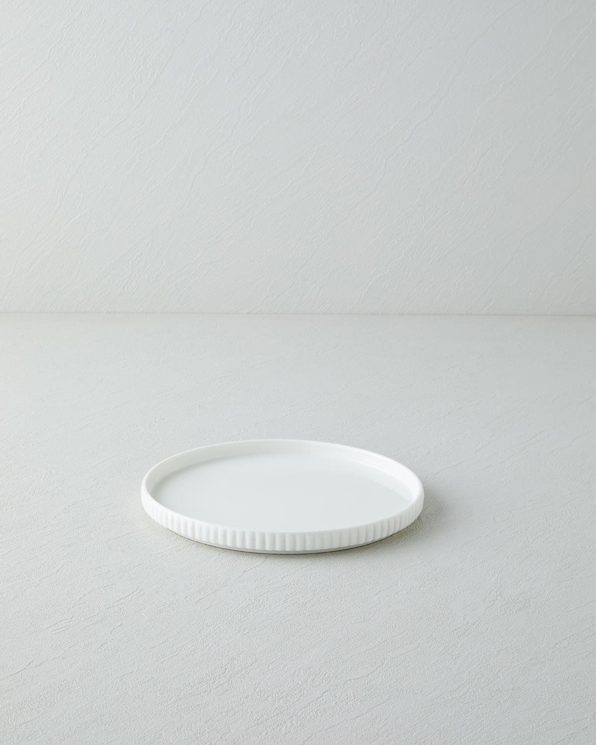 Lunara Porselen Pasta Tabağı 20 cm Beyaz