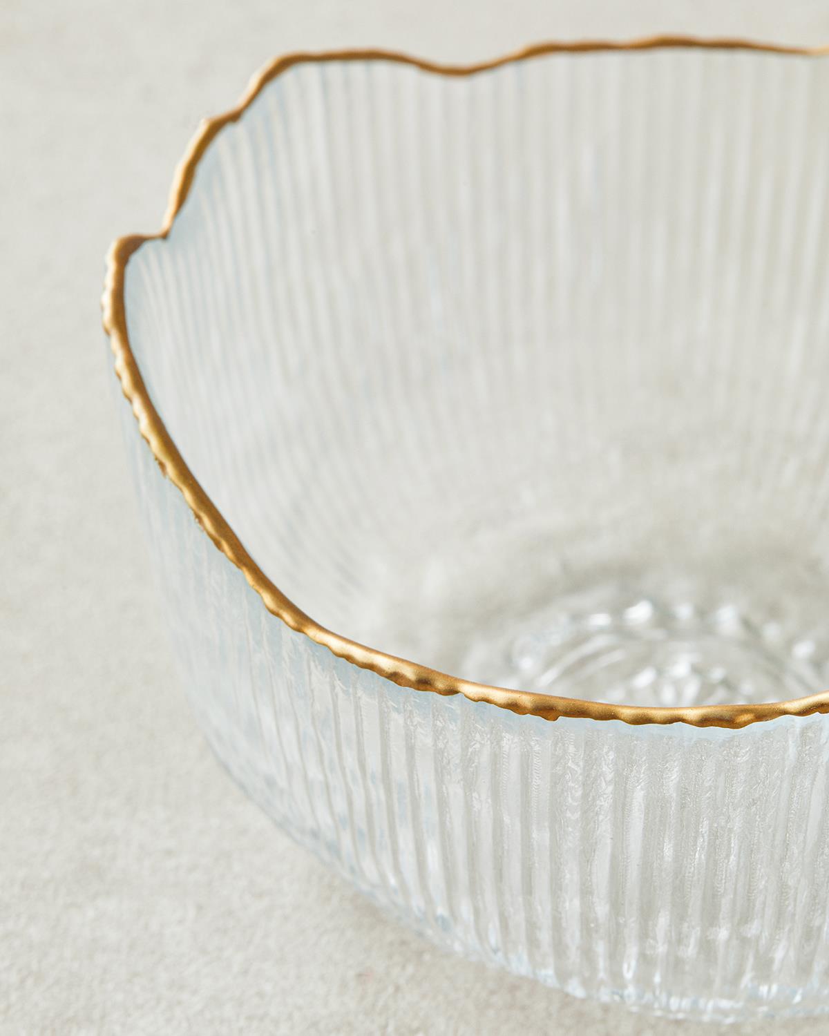 Lune Cam Çerezlik 13 cm Gold