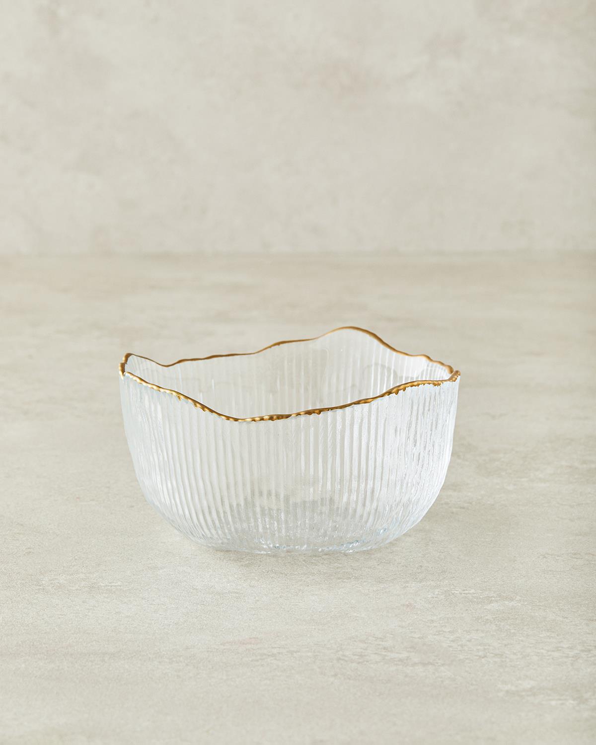 Lune Cam Çerezlik 13 cm Gold