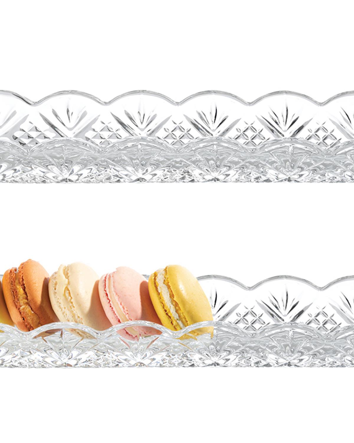 Lusi Cam Sunum Tabağı 24 Cm