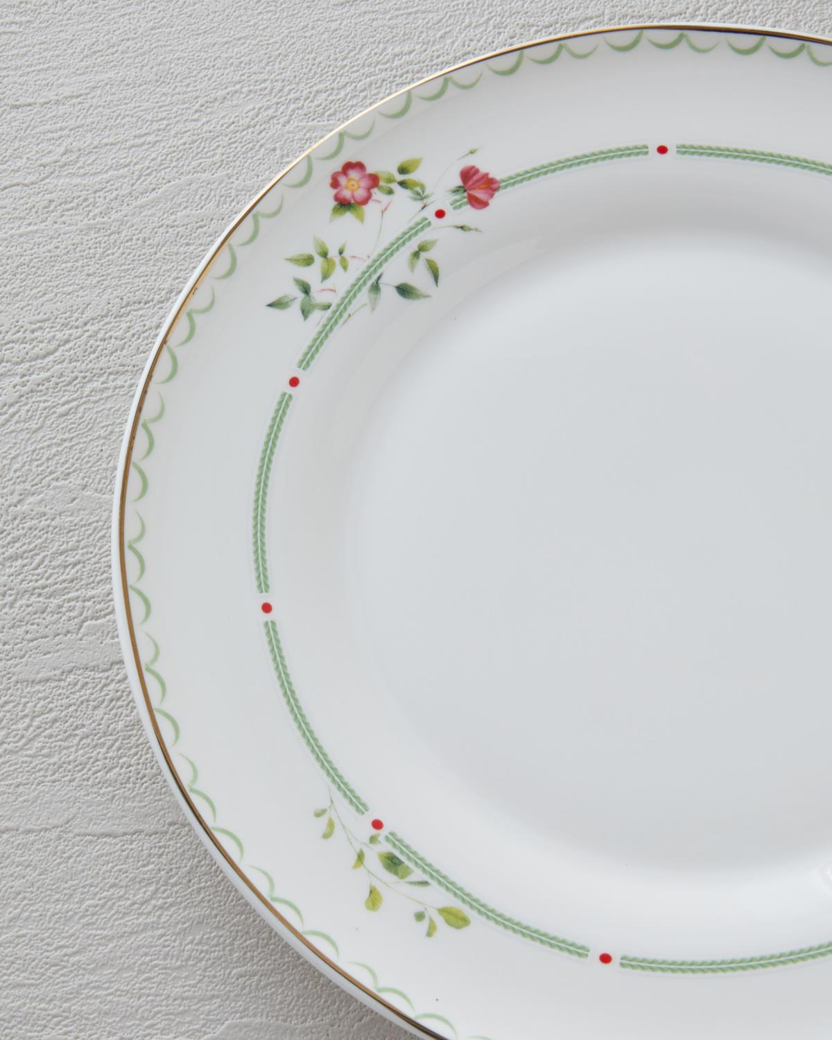 Luz Bone Porselen Yemek Takımı 24 Parça 6 Kişilik Renkli