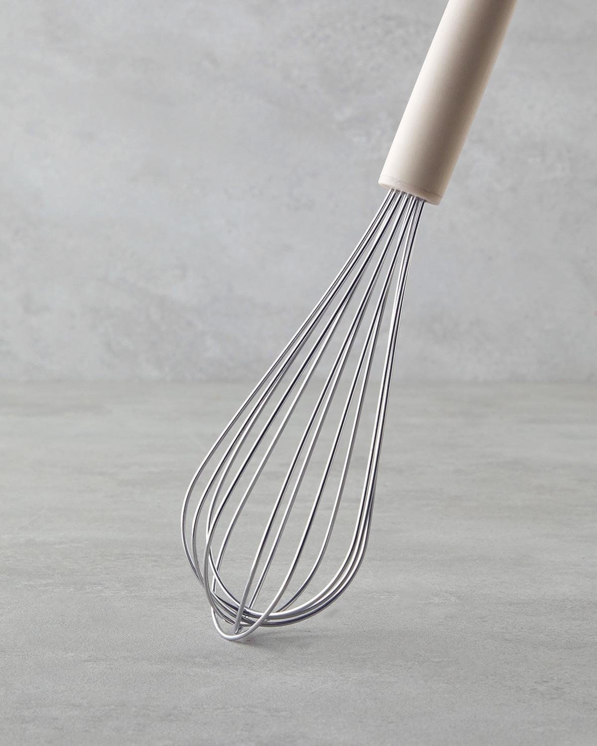 Maisy Paslanmaz Çelik Çırpıcı 30 cm Krem