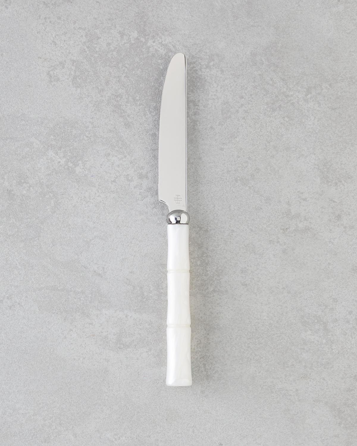 Maria 18/10 Paslanmaz Çelik Çatal Kaşık Bıçak Tk. 18 Parça 6 Kişilik Krem