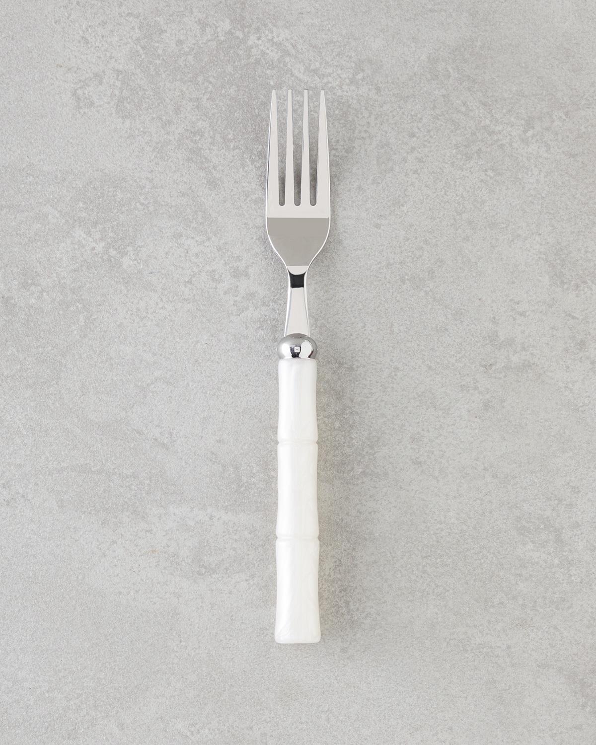 Maria 18/10 Paslanmaz Çelik Çatal Kaşık Bıçak Tk. 18 Parça 6 Kişilik Krem