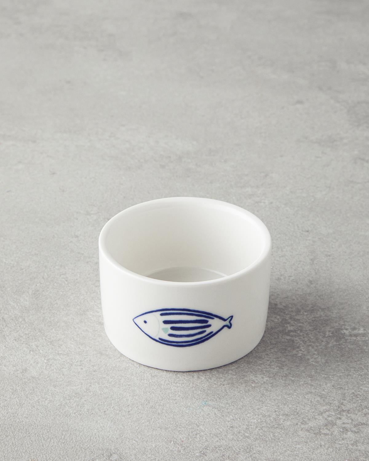 Marinique Stoneware 4'lü Çerezlik 6,5 cm Mavi