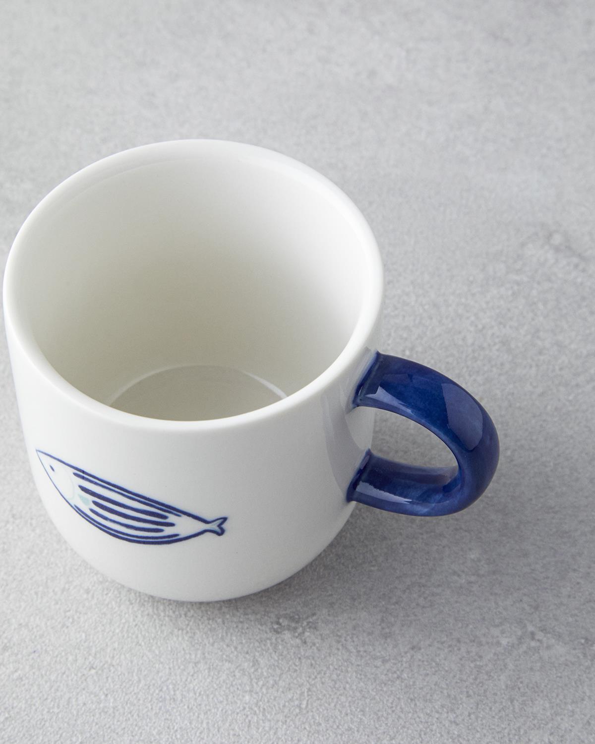 Marinique Stoneware 6'lı Kahve Fincan Takımı 130 ml Mavi