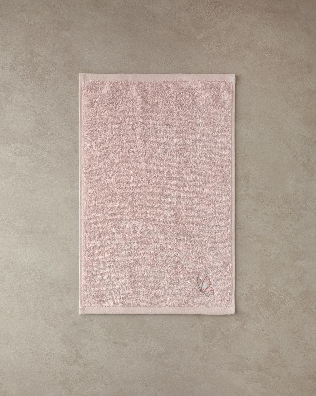 Mariposa Pamuklu Yüz Havlusu Seti Pembe