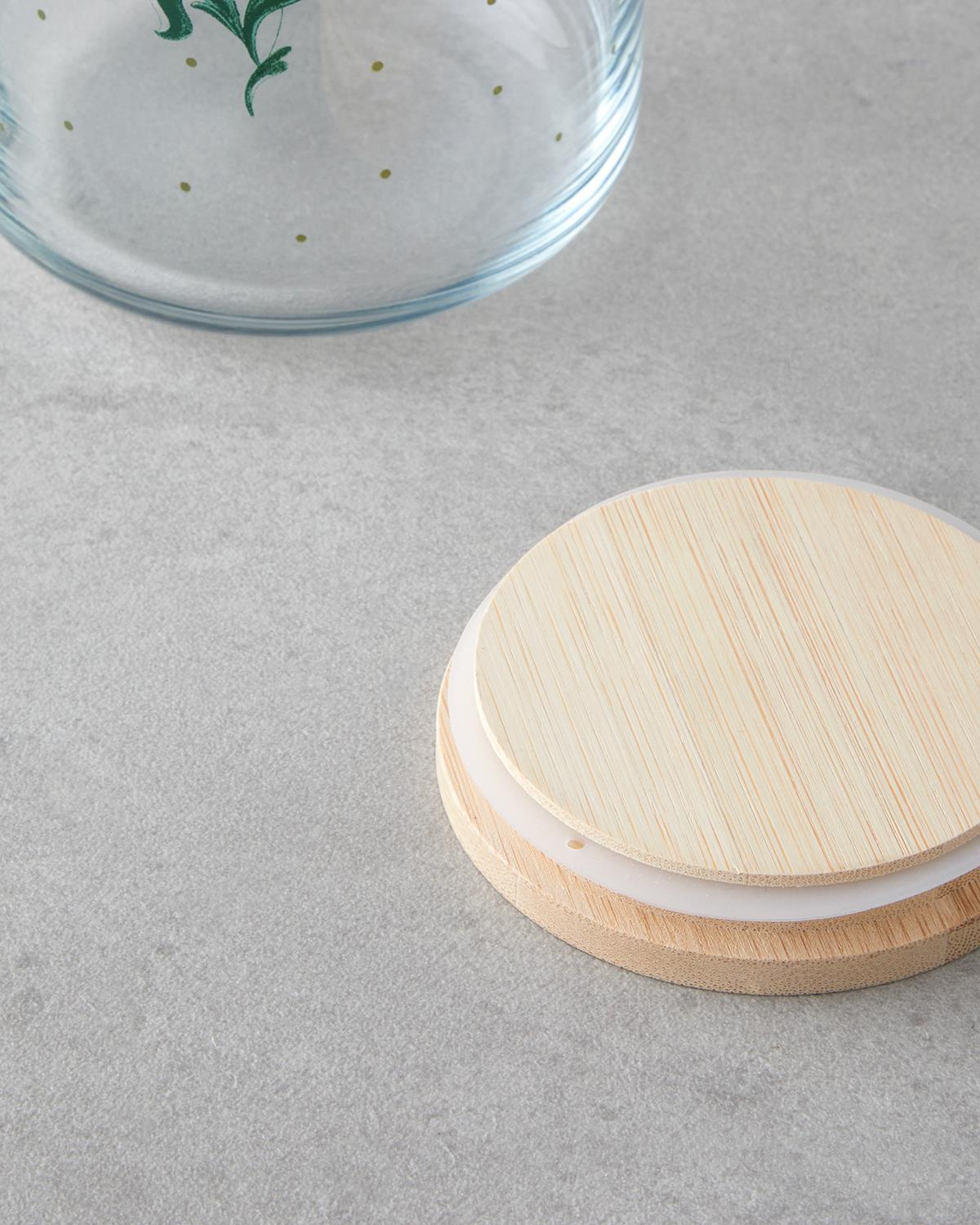 Melie Cam Kavanoz 970 ml Yeşil