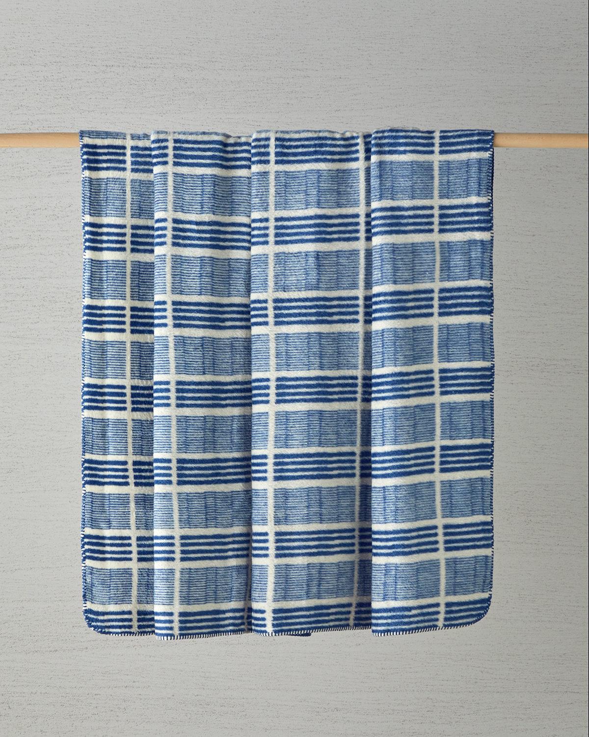 Menor Raya Akrilik Tek Kişilik Battaniye 150x200 cm Indigo-Mavi