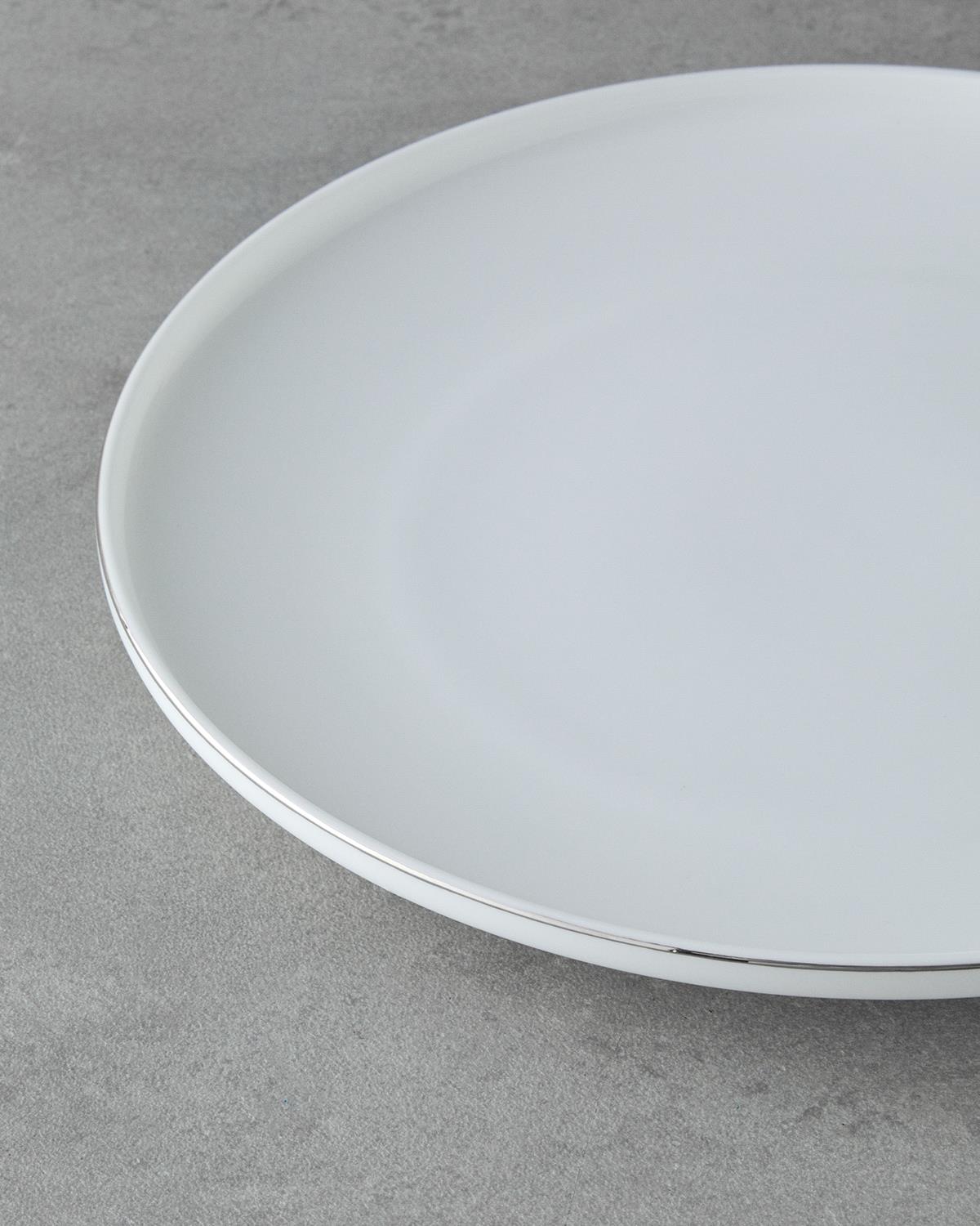 Milano Bone Porselen Yemek Takımı 27 Parça 6 Kişilik Silver