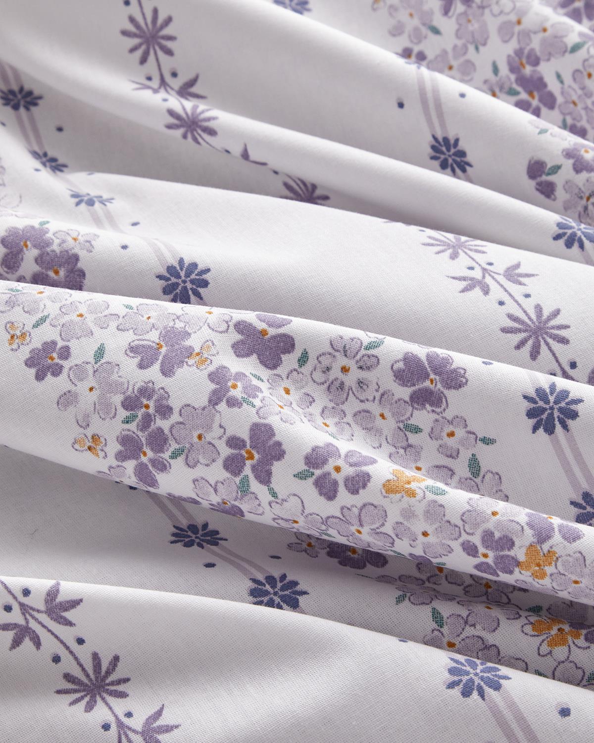 Minibloss Pamuklu Çift Kişilik Nevresim Seti 200x220 cm Lila