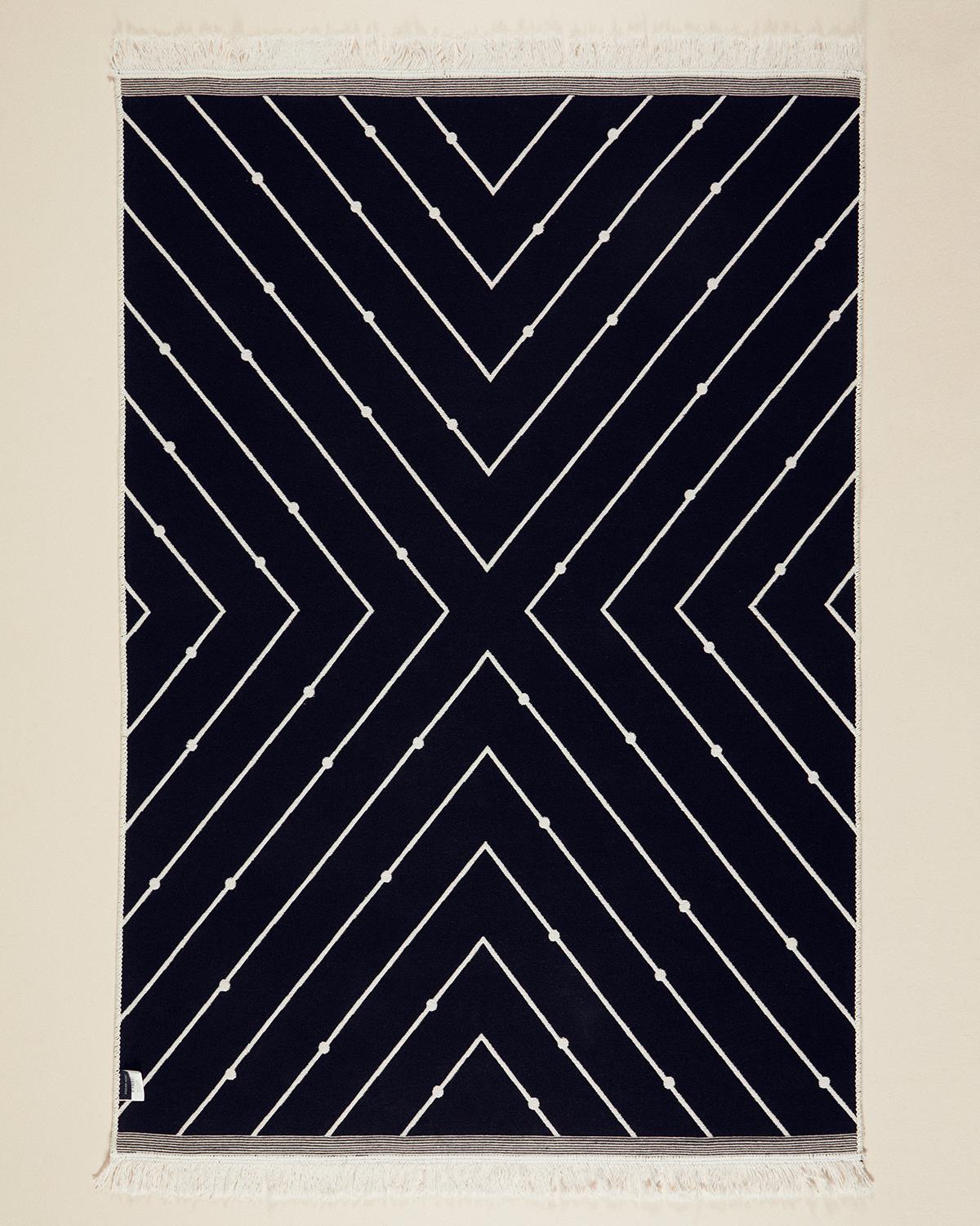 Mirage Dokuma Kilim Siyah