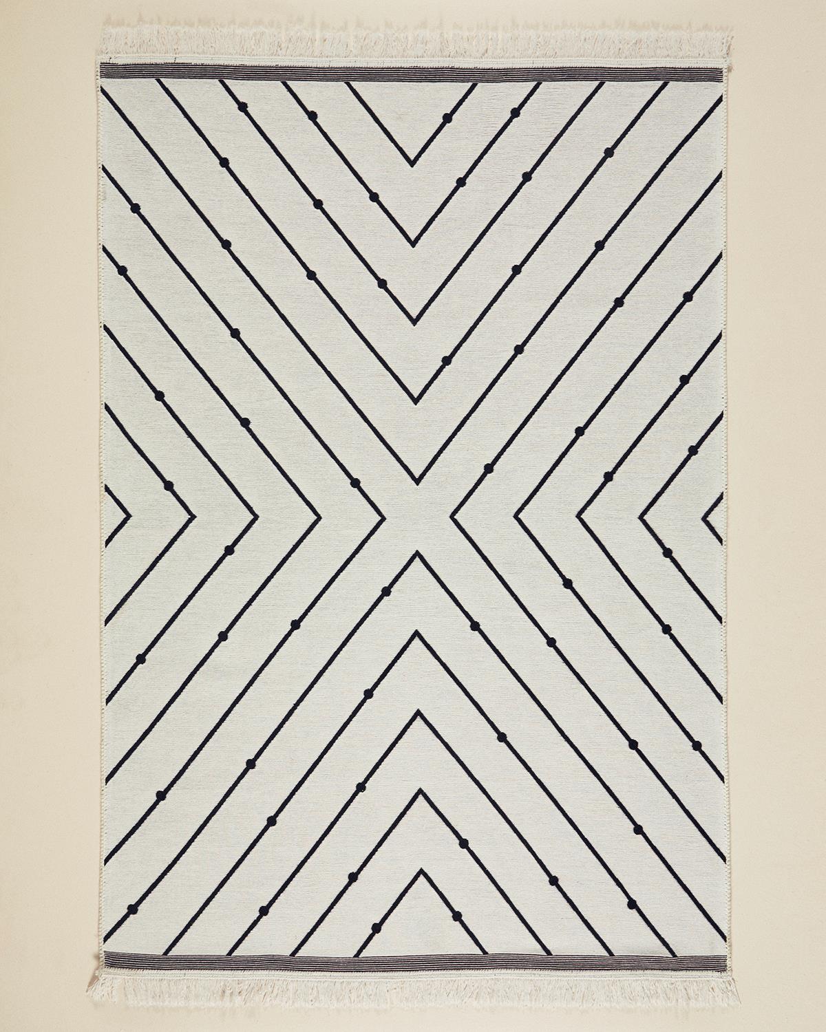 Mirage Dokuma Kilim Siyah