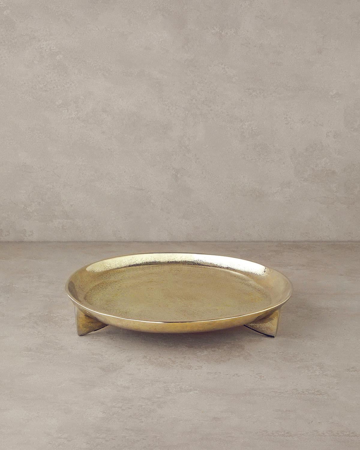 Mirrory Dekoratif Tabak 30,5x30,5x3,75 cm Gold