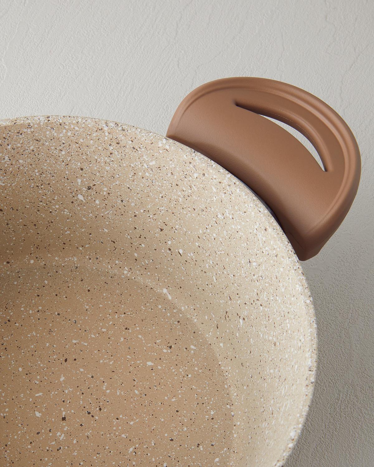 Mocha Alüminyum 5 Parça Tencere Seti 20-26-26 cm Kahverengi