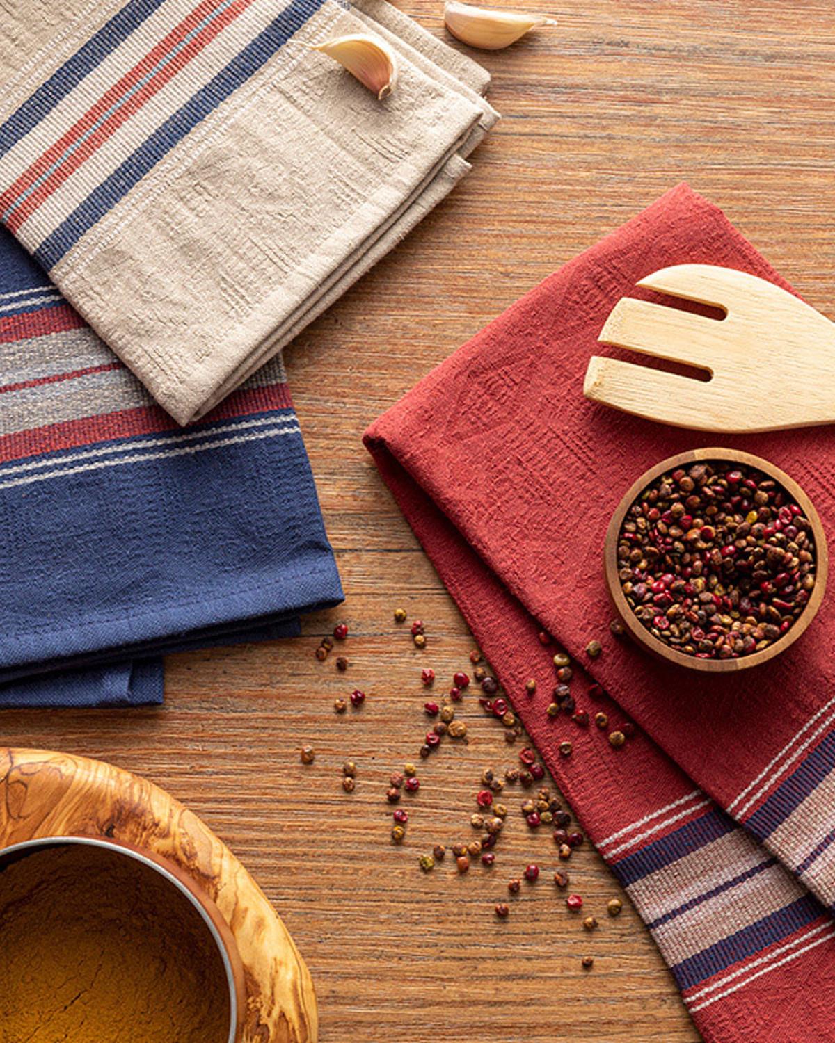 Modern Moire Pamuk Kurulama Bezi Bej