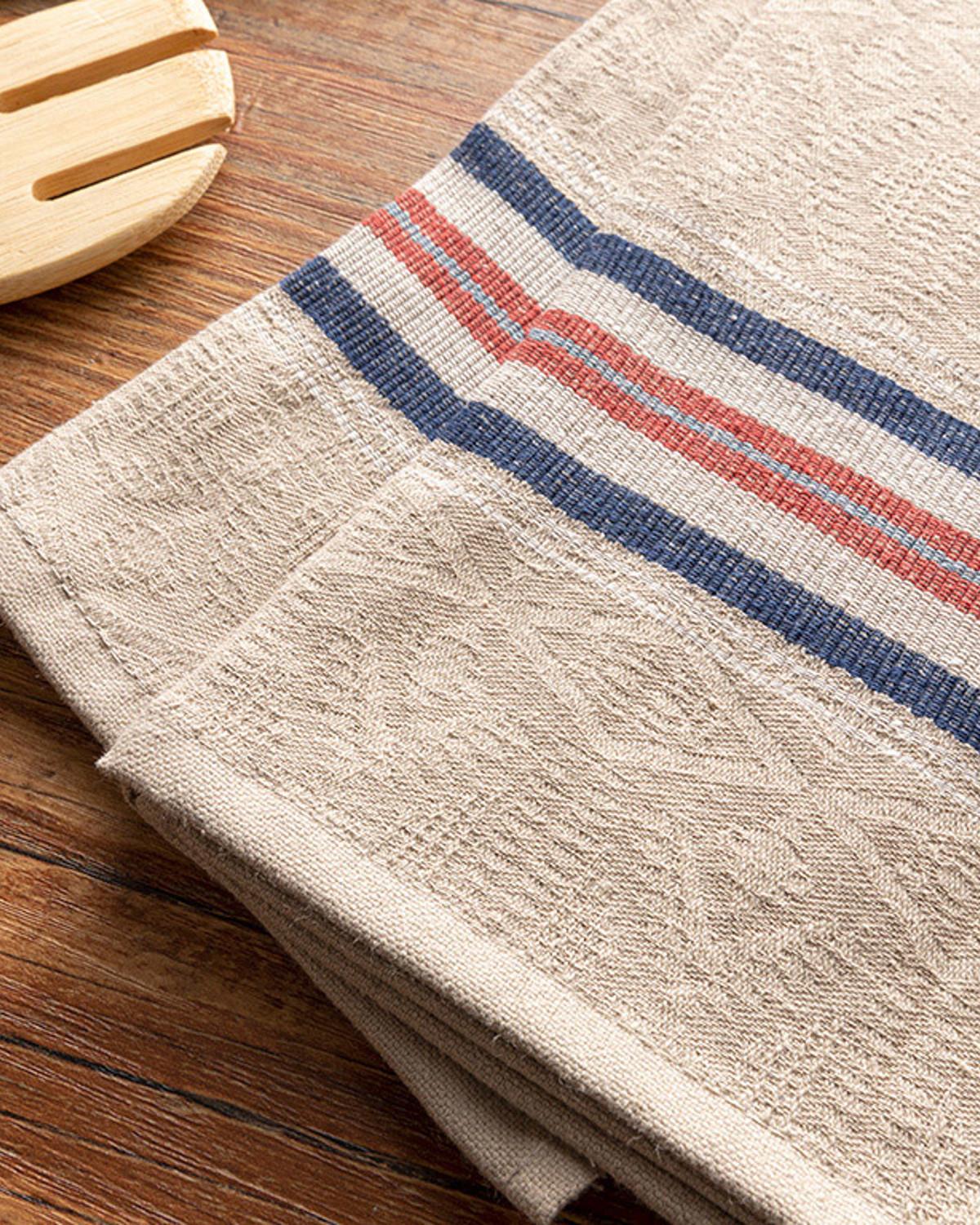 Modern Moire Pamuk Kurulama Bezi Bej