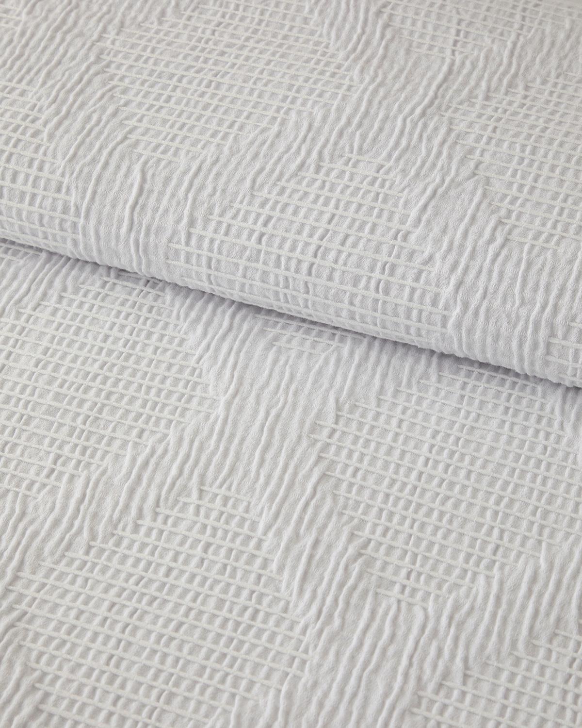 Morgan Pamuk Polyester Çift Kişilik Yatak Örtüsü 210x230 cm Beyaz