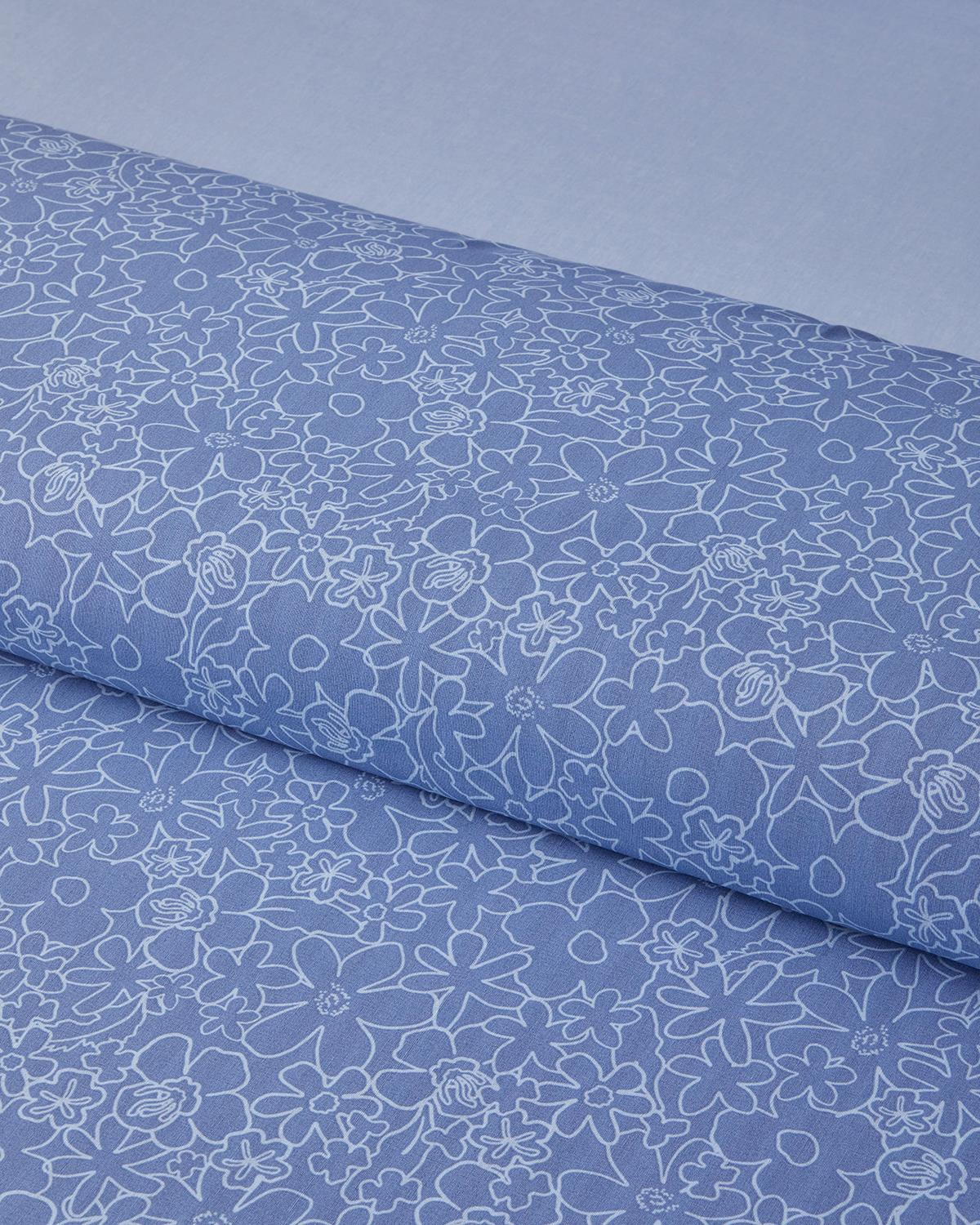 Mosaic Blossom Kolay Ütülenir Çift Kişilik Nevresim Takımı 200x220 cm Mor