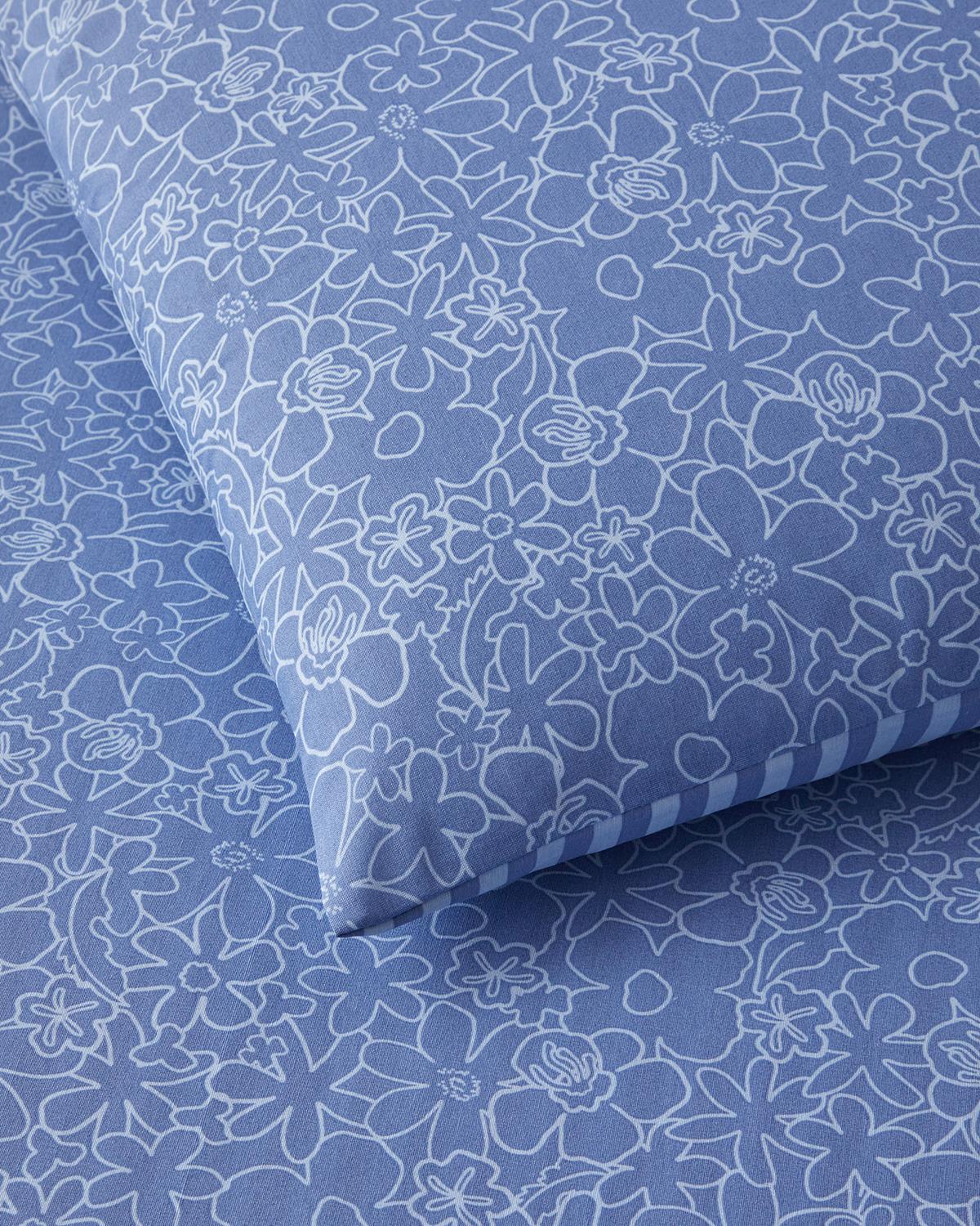 Mosaic Blossom Kolay Ütülenir Çift Kişilik Nevresim Takımı 200x220 cm Mor