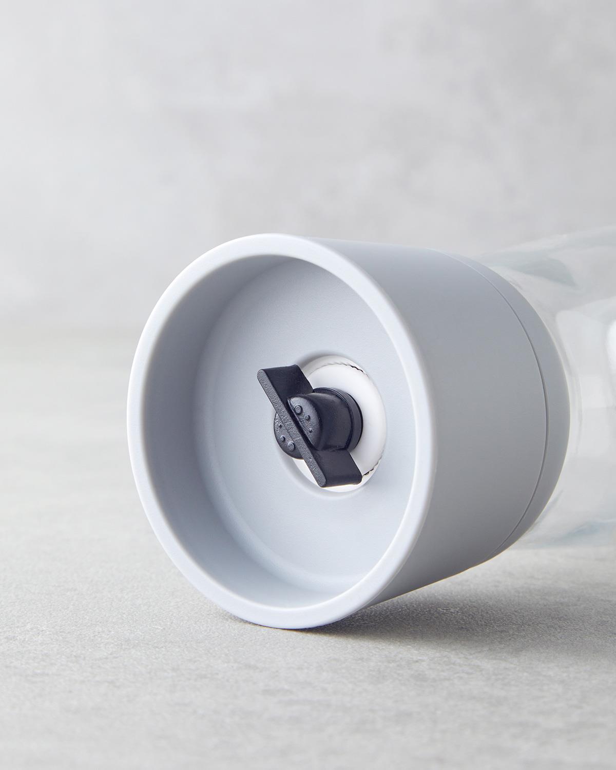 Nalini Cam Değirmen 16 cm Gri