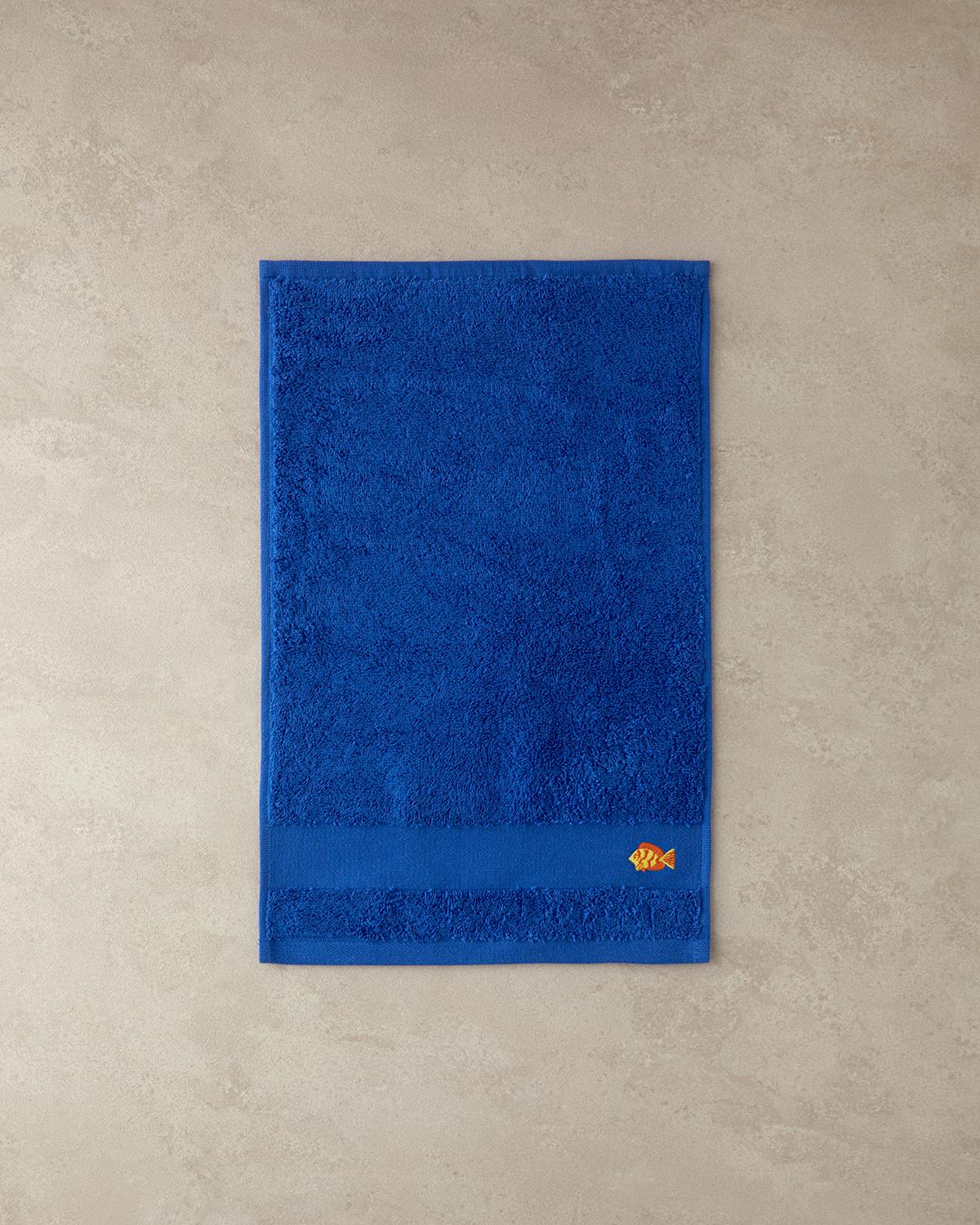 Nemo Pamuklu Nakışlı El Havlusu 30x45 cm Lacivert