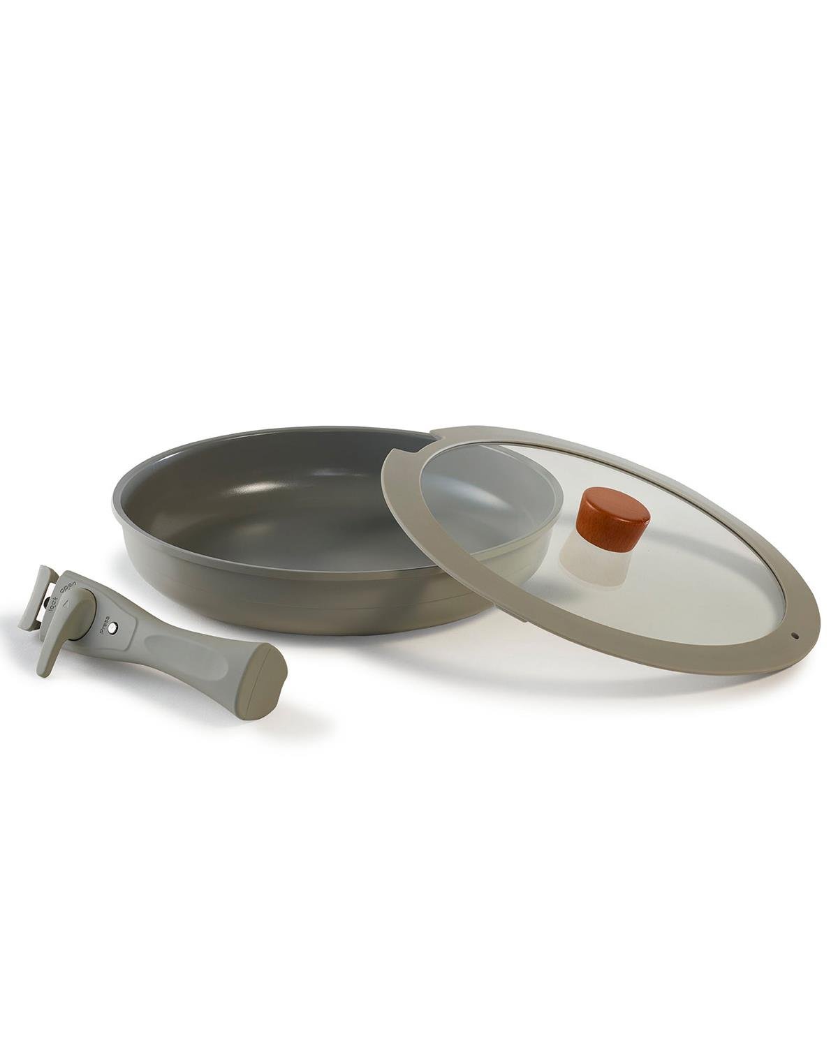 Neoflam Midas Seramik 11 Parça Tencere Seti 16-20-24-28-28 cm Gri