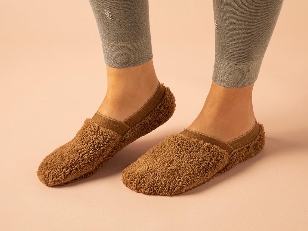 New Soft Kadın Peluş - Kahve