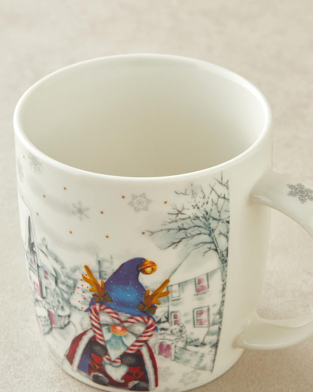 New Year New Bone China Kupa 360 ml Renkli