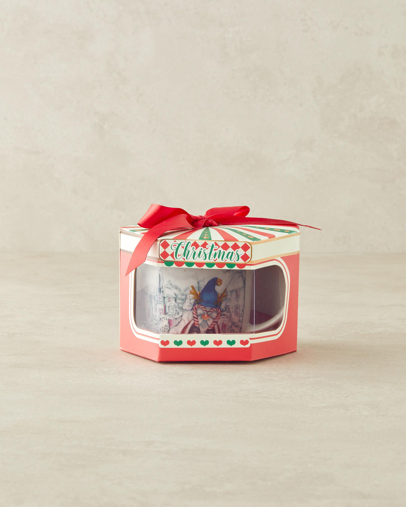 New Year New Bone China Kupa 360 ml Renkli