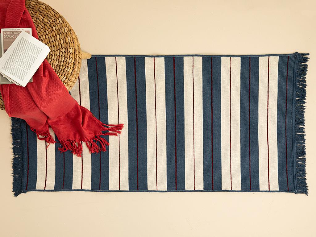 Nikky Dokuma Şönil Kilim İndigo