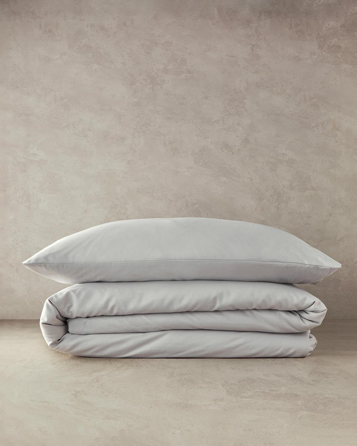 Nova Premium Soft Cotton Tek Kişilik Nevresim Takımı Gri