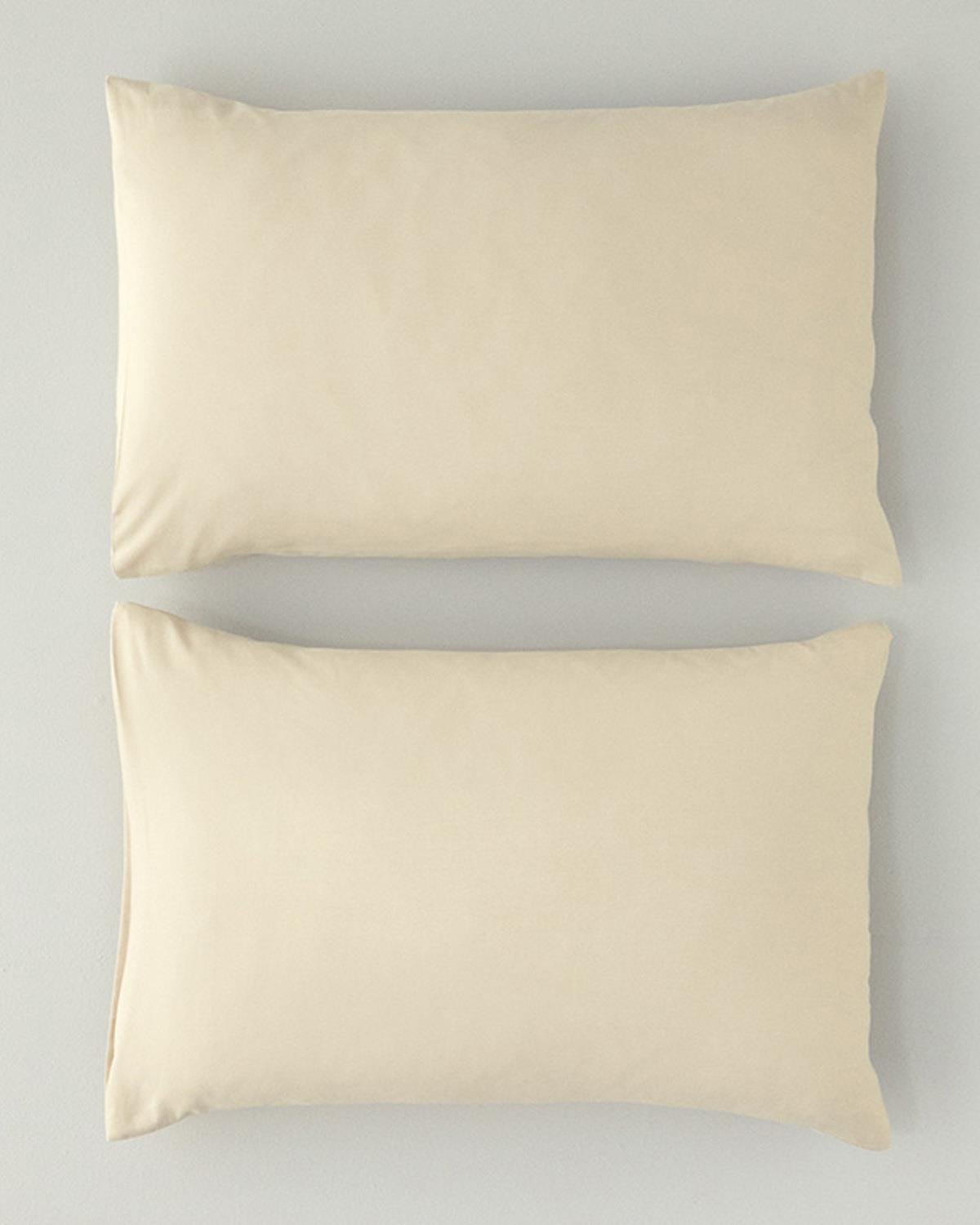 Novella Premium Soft Cotton 2'li Yastık Kılıfı Bej