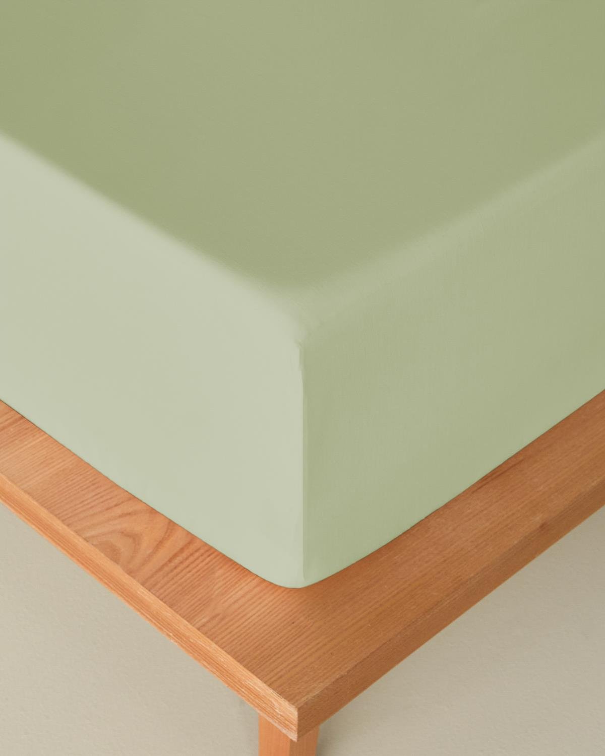 Novella Premium Soft Cotton Tek Kişilik Lastikli Çarşaf 100x200 cm Açık Yeşil