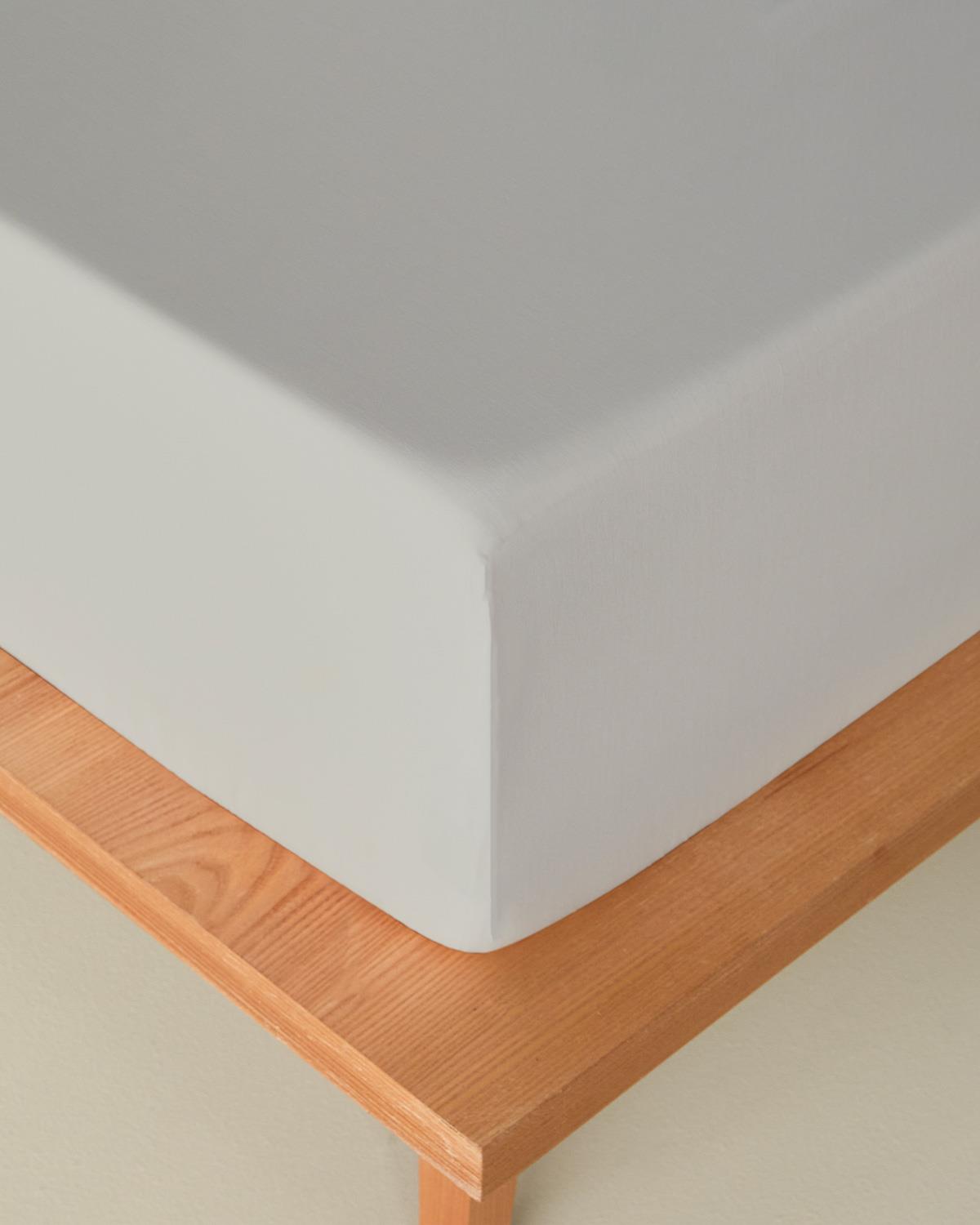 Novella Premium Soft Cotton Tek Kişilik Lastikli Çarşaf Gri