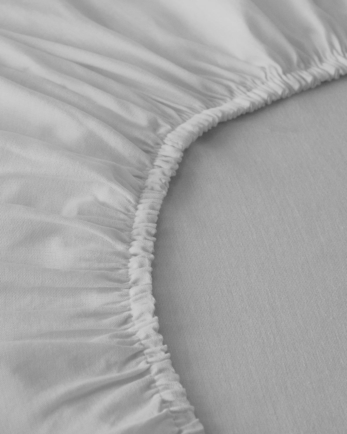Novella Premium Soft Cotton Tek Kişilik Lastikli Çarşaf Gri